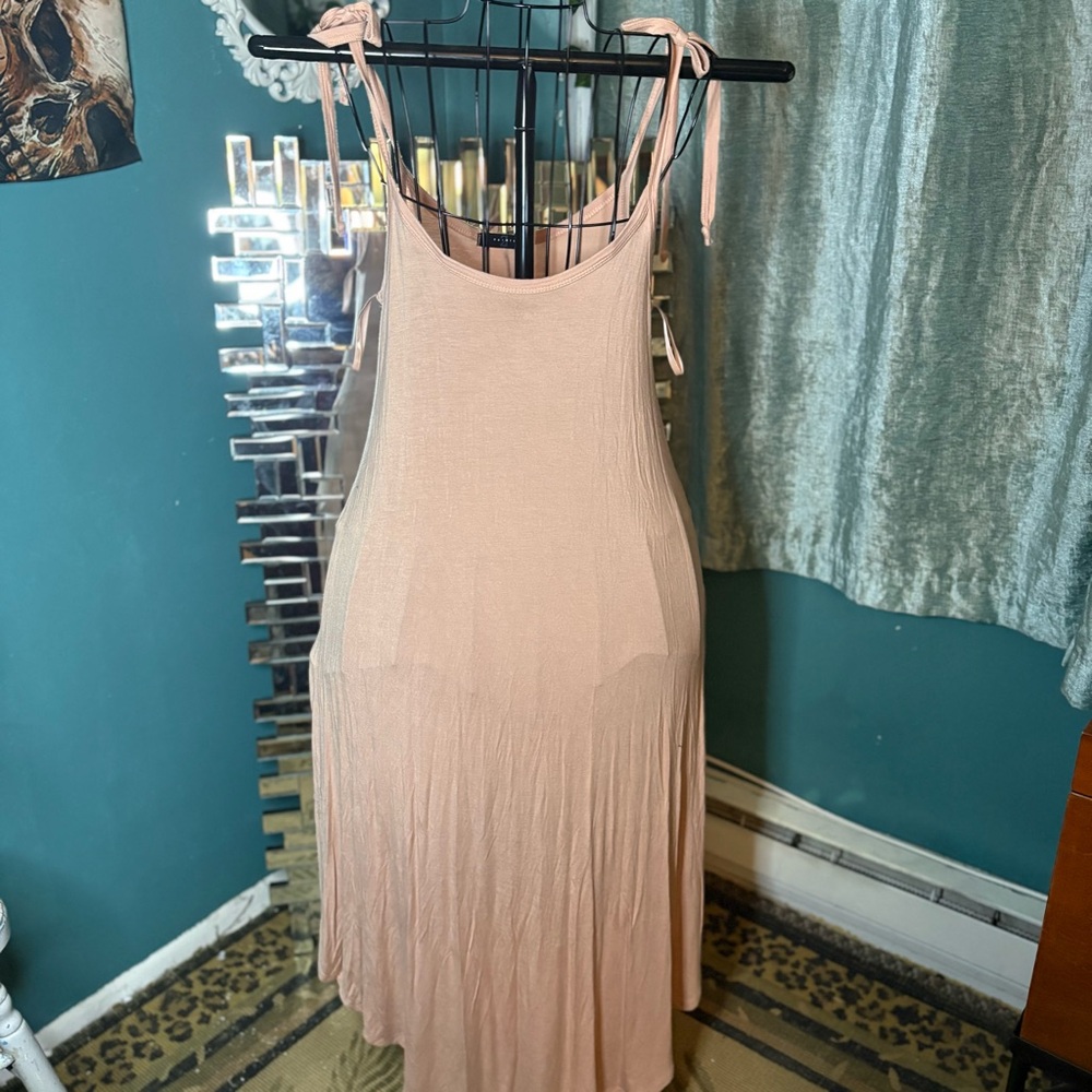 Pink tshirt Sleeveless Sundress